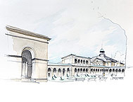 Bad Kissingen, Arkadenbau